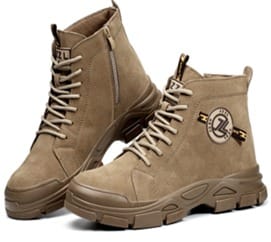 Tan Hiking Boots